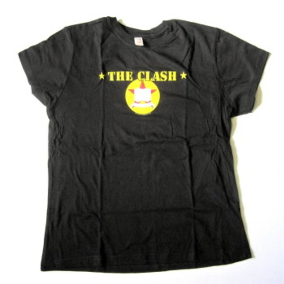 The Clash Star Punk Rock Girl Juniors Tee (XL) - Picture 1 of 2